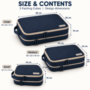 Compression Packing Cubes — Set of 3