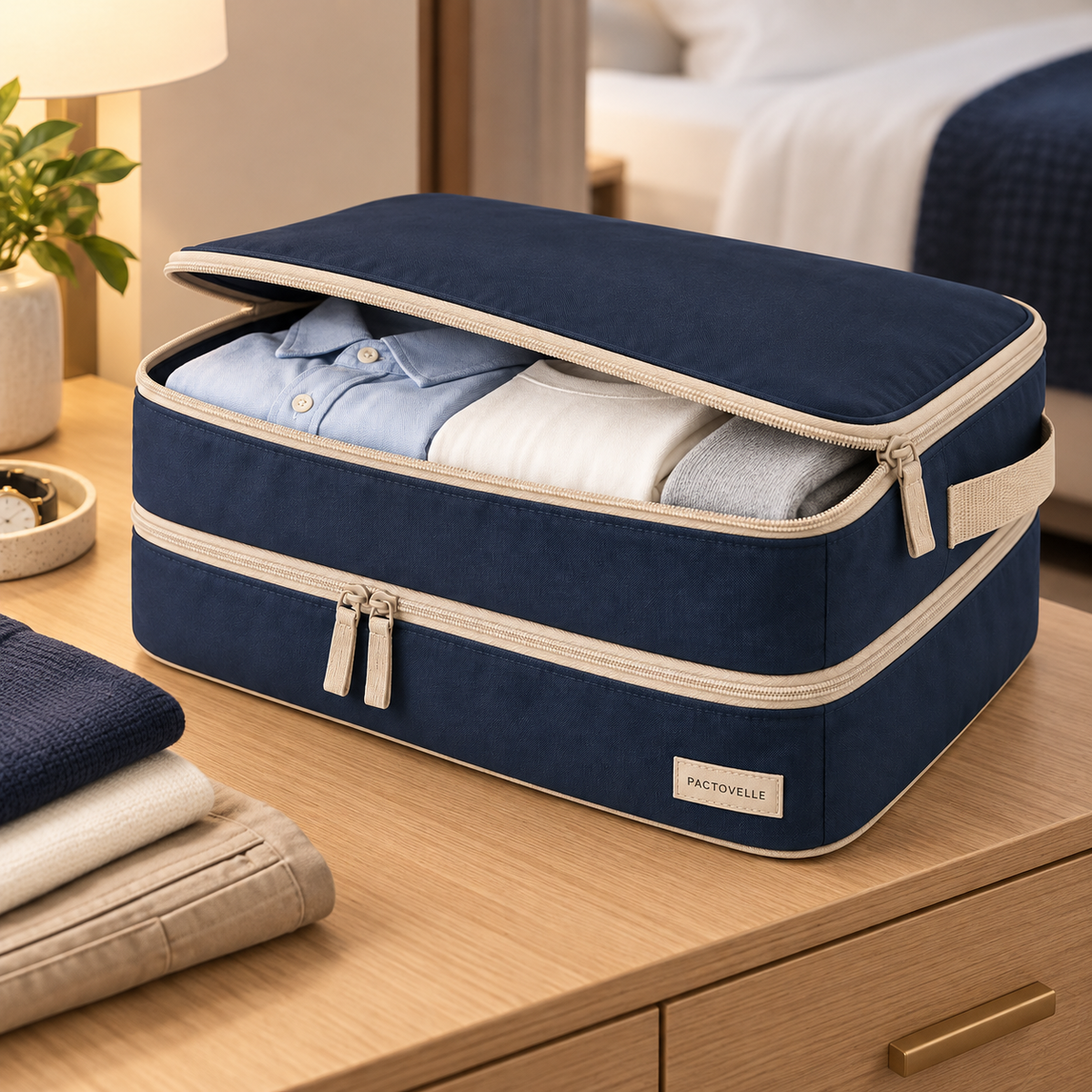 Two-Compartment Laundry Organiser