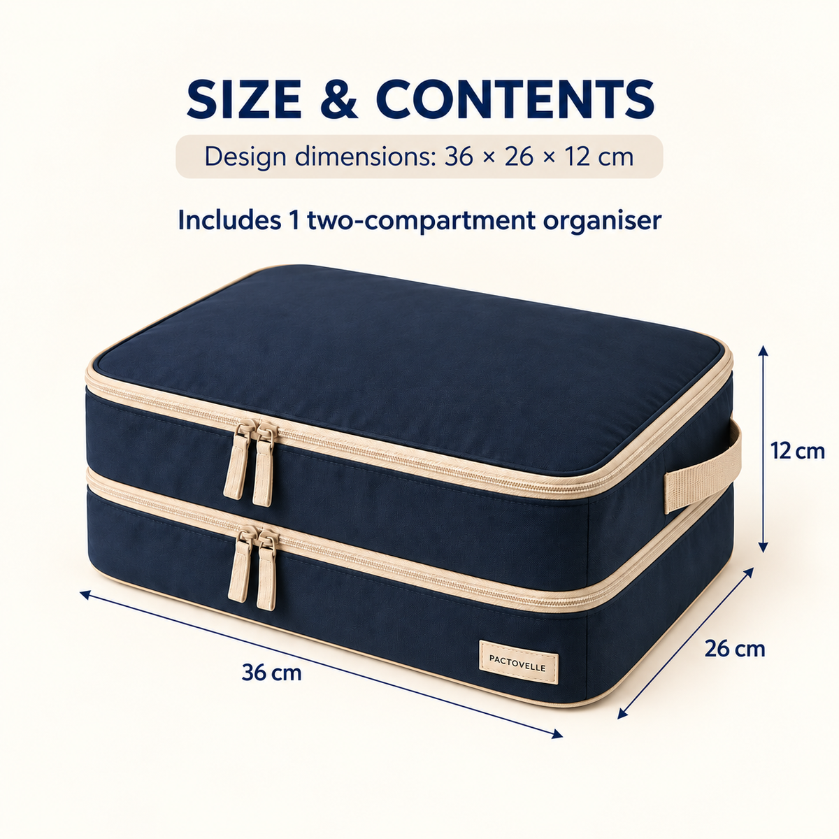 Two-Compartment Laundry Organiser
