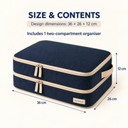 Two-Compartment Laundry Organiser
